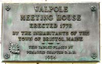 Walpole, ME Meetinghouse