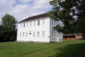 Right Corner View, Webster NH Meetinghouse