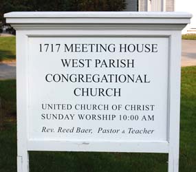 West Parish Meetinghouse, West Barnstable, Massachusetts