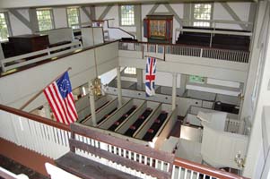 View from the balcony, St. Paul's Church, Wickford